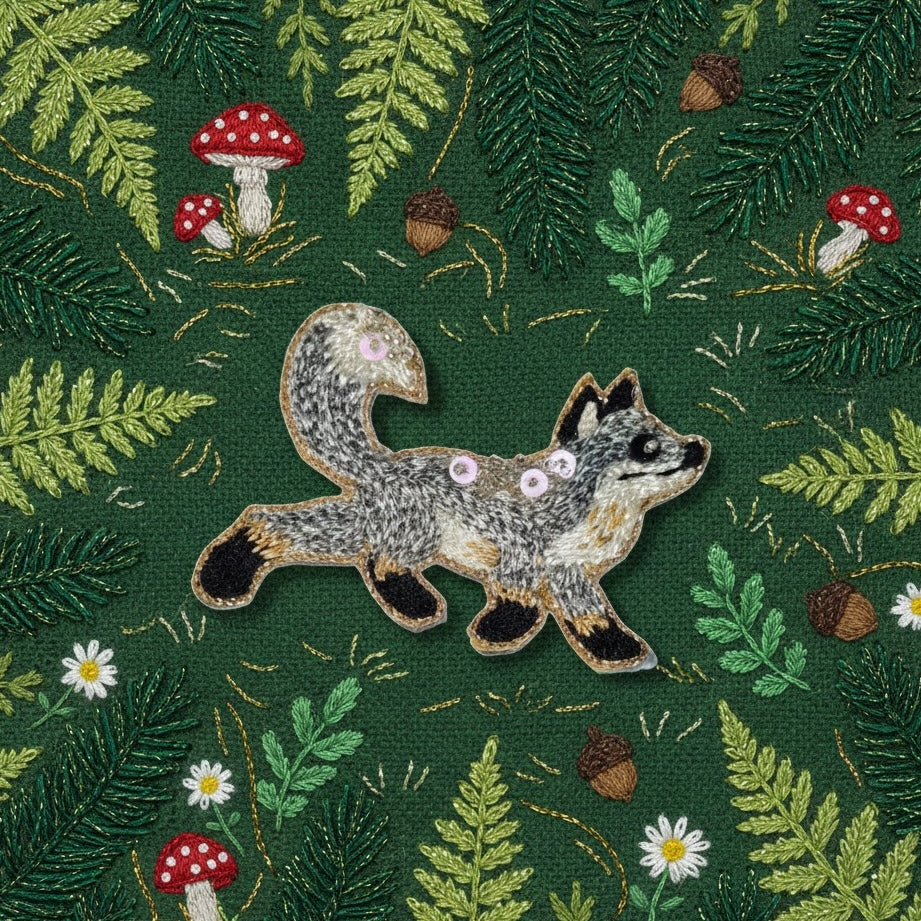 Fox Brooch Pin