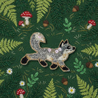 Fox Brooch Pin