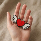 Wings Of Heart Brooch
