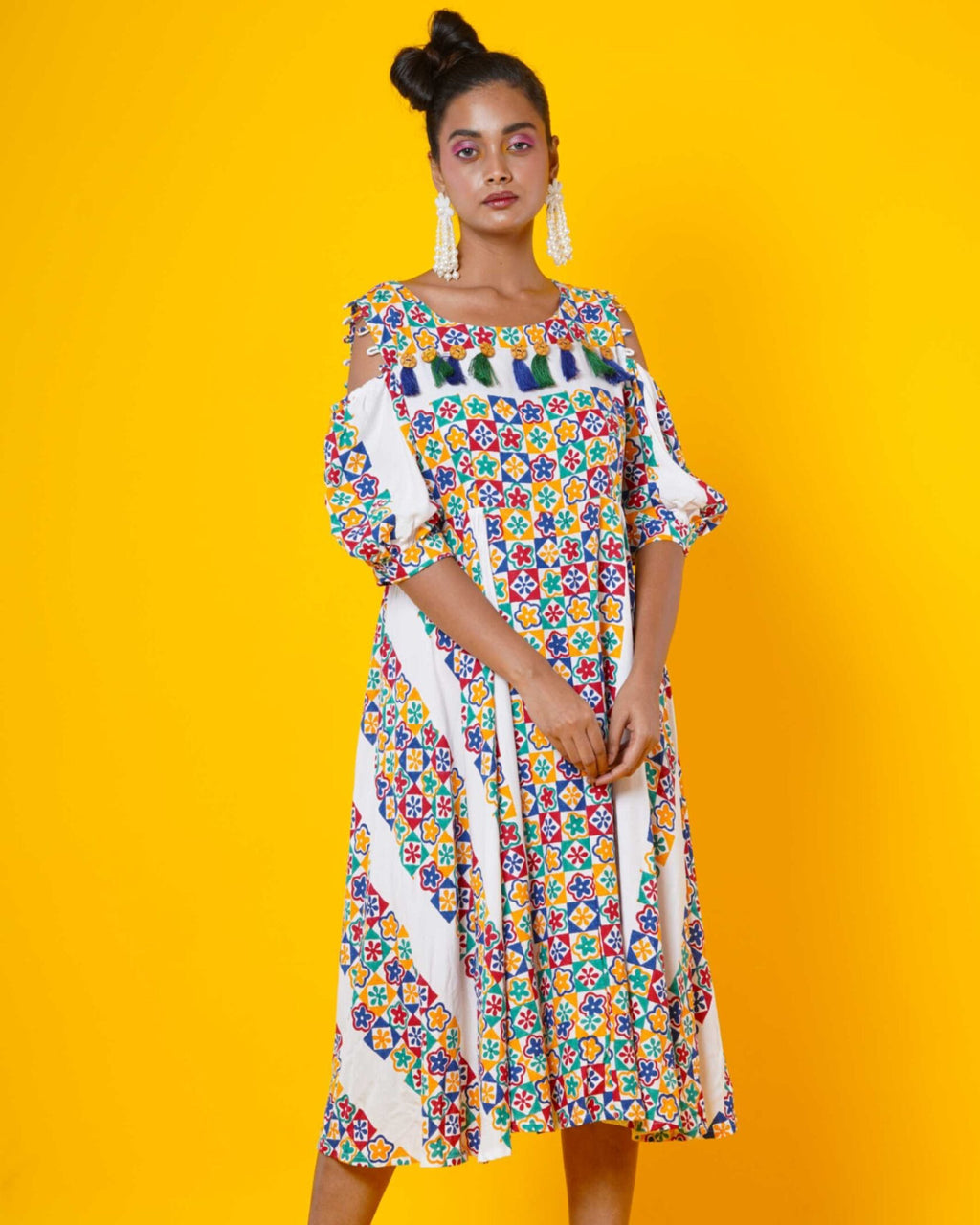 Women Multicolour Floral Print Dress