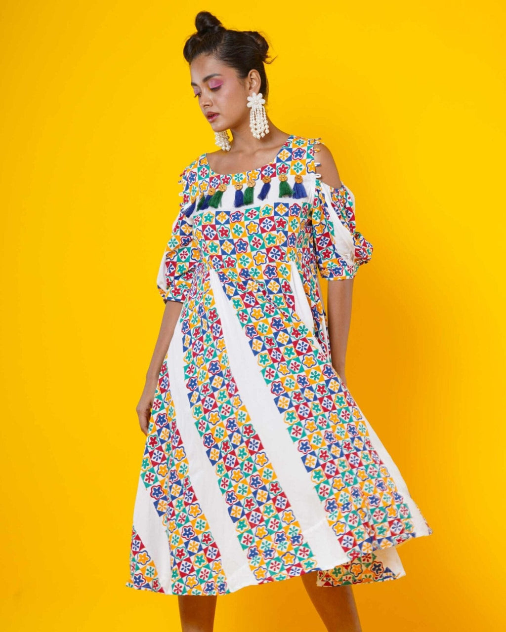 Women Multicolour Floral Print Dress