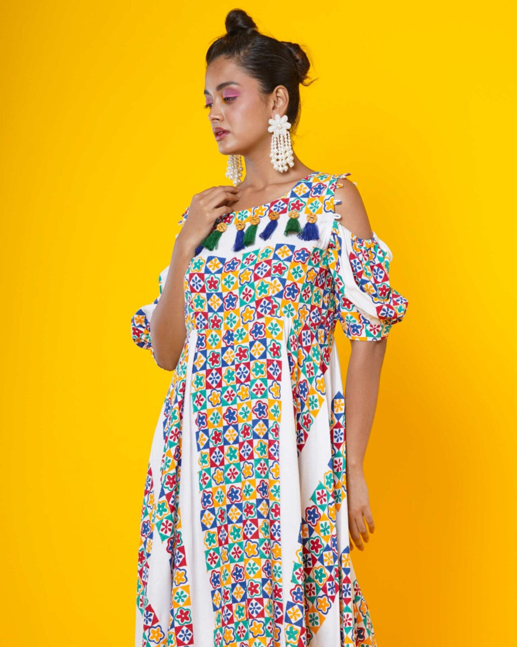 Women Multicolour Floral Print Dress