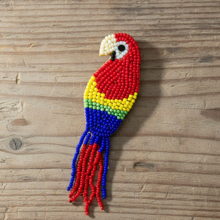 Macaw Brooch Pin