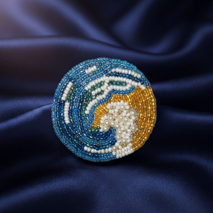 Starry Night Brooch Pin