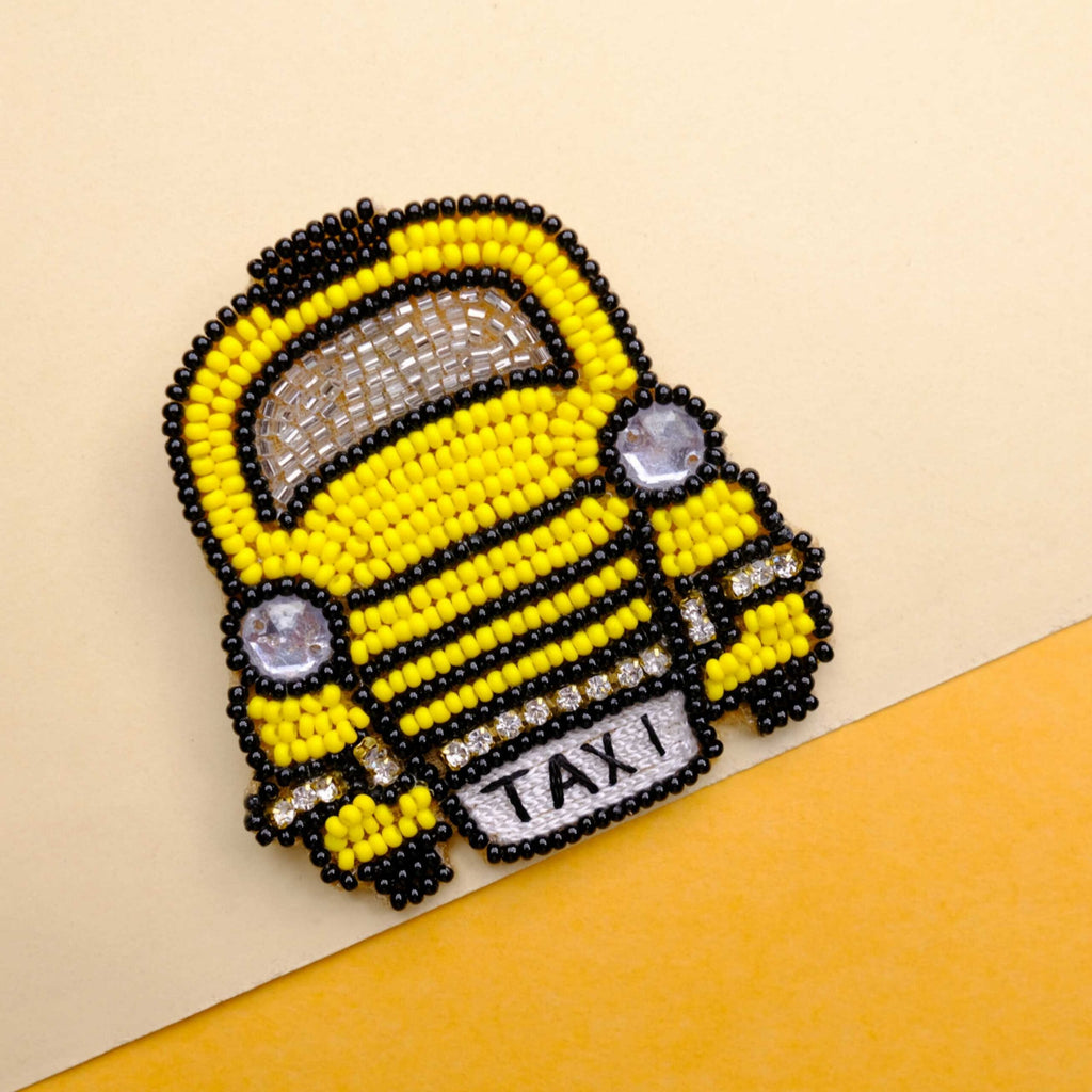 Taxi Brooch