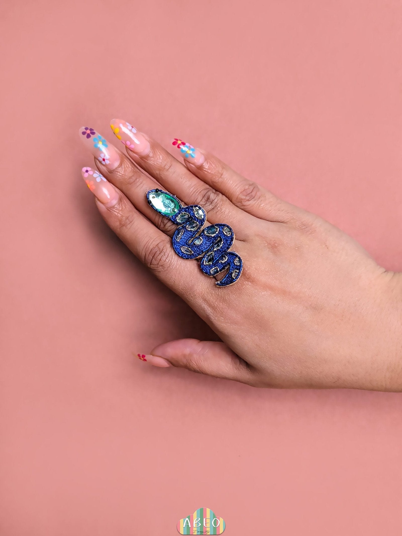 Venom Beaded Ring