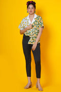 Women Block Print Cotton  Shirt With Elephant Motif