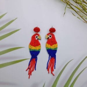 MACAU LATKAN BEAD EARRING