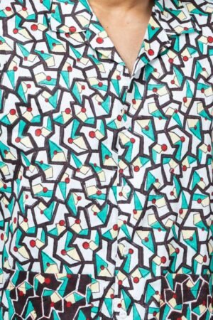 ABSTRACT HAND BLOCK PRINT SUMMER SHIRTS - Image 8