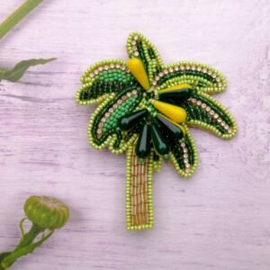 Coconut Tree Brooch