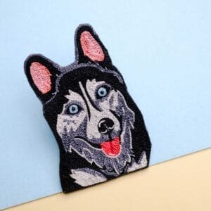 Husky Brooch
