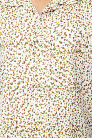 MULTI COLLOR DOT  PRINT MENS CASUAL SHIRT - Image 2