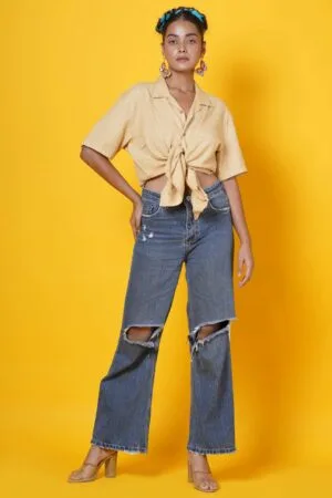 Frida Kahlo Hand Embroidered Shirt