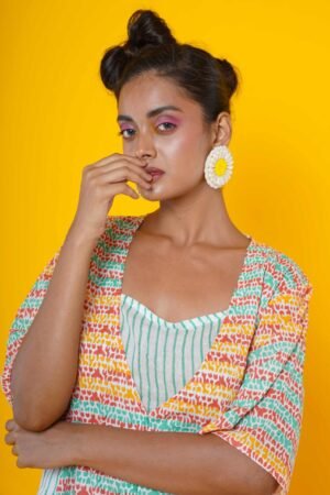 Mul Cotton Midi Dress - Image 3