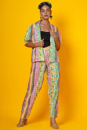 Women Block Print Cotton Co-ord Set - Image 2