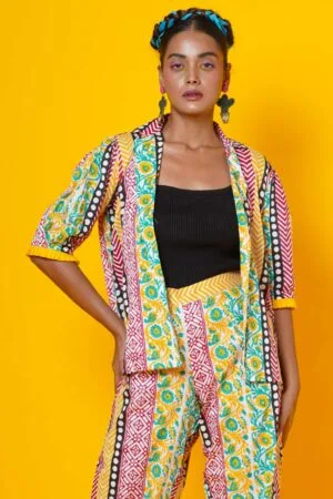 Women Block Print Cotton Co-ord Set