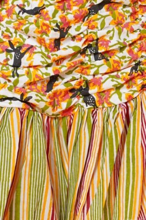 Women Block Print Lounge Wear in Rabbit Print - Image 3