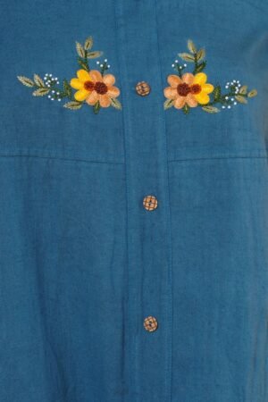 Women Hand Embroidered  Midi Dress - Image 2