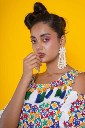 Women Multicolour Floral Print Dress - Image 4