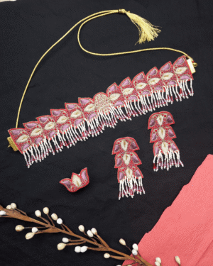 Malini (Gulabi) - Neckpiece, Earrings and Ring