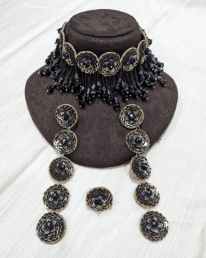 Phuljhari (Kajal) - Neckpiece, Earrings and Ring