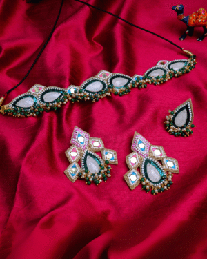 Preet - Neckpiece, Earrings and Ring