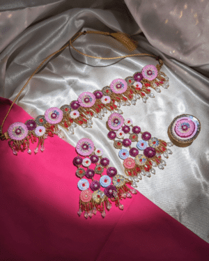 Raajwada - Neckpiece, Earrings and Ring