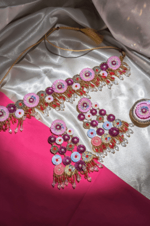 Raajwada - Neckpiece, Earrings and Ring