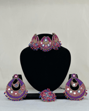 Neelam - Neckpiece, Earrings and RIng