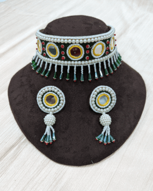 Seeshpatti - Neckpiece, Earrings and Ring