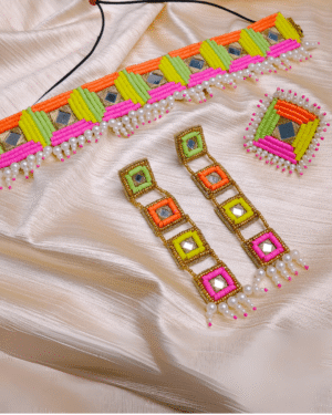 Triveni - Neckpiece, Earrings and Ring