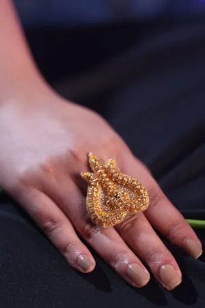 Trishul-Golden-beaded-ring-1