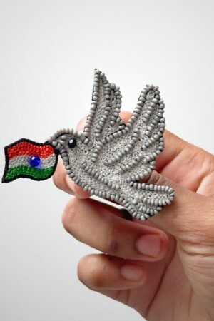 Independence Day Pigeon Brooch