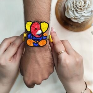 Red Ganesh Rakhi