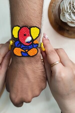 Red Ganesh Rakhi