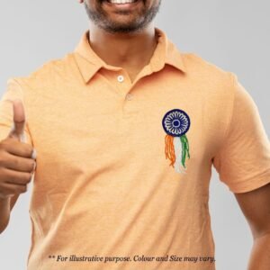 Tiranga Ashoka Chakra Brooch - Design 2 - Image 3