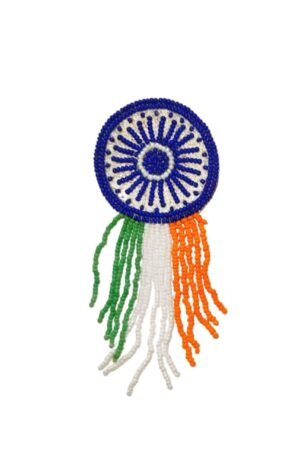 Tiranga Ashoka Chakra Brooch - Design 2
