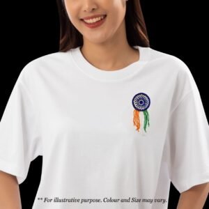 Tiranga Ashoka Chakra Brooch - Design 2 - Image 2