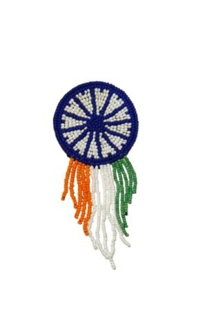 Tiranga Ashoka Chakra Brooch - Design 1