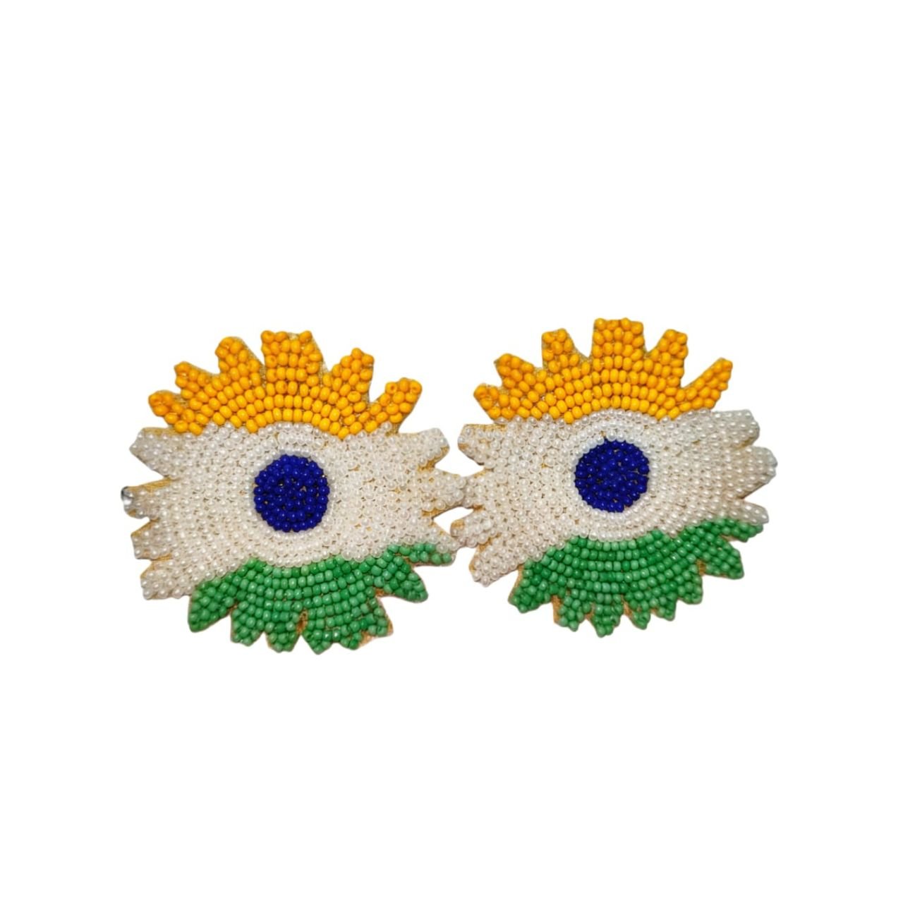 Tiranga Flower Earring - Image 2