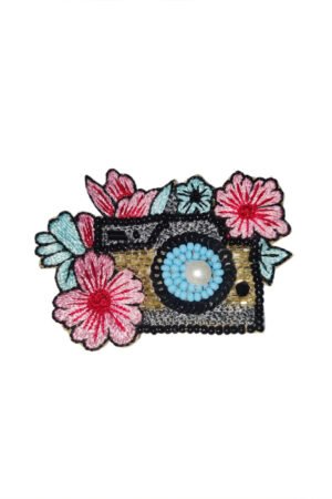 Camera Brooch Pin