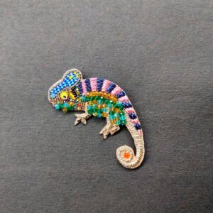 Chameleon Brooch Pin