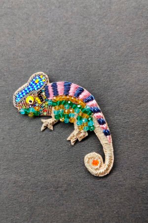 Chameleon Brooch Pin
