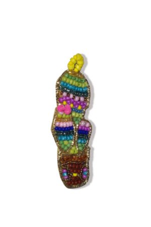 Multi Cactus Brooch Pin
