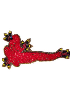 Red Frog Brooch