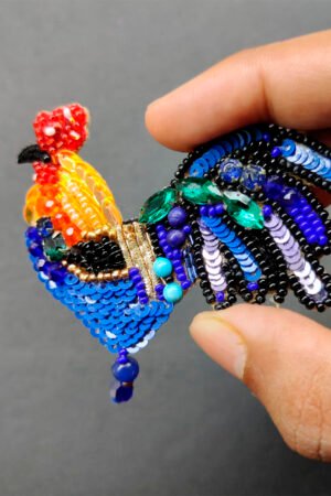 Rooster Brooch Pin