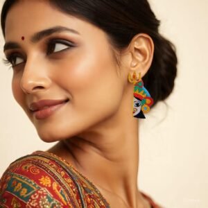 Trishul Durga Earring - Image 3
