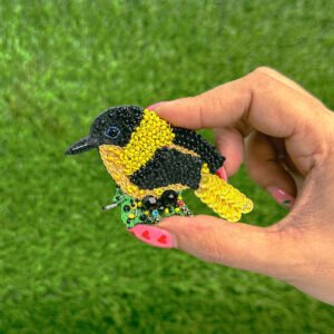 Yellow Bird  Brooch Pin