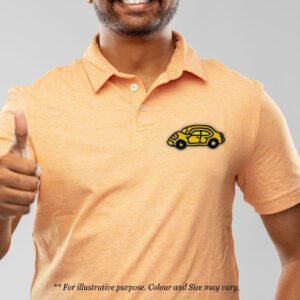 Yellow Taxi Brooch Pin - Image 2
