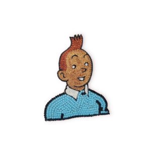 Tin Tin Face Brooch